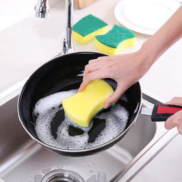 嗨購 廚房去污雙面魔力海綿擦洗碗刷鍋刷碗清潔刷海綿塊 蜜芽,中國領(lǐng)先的進(jìn)口母嬰限時特賣商城