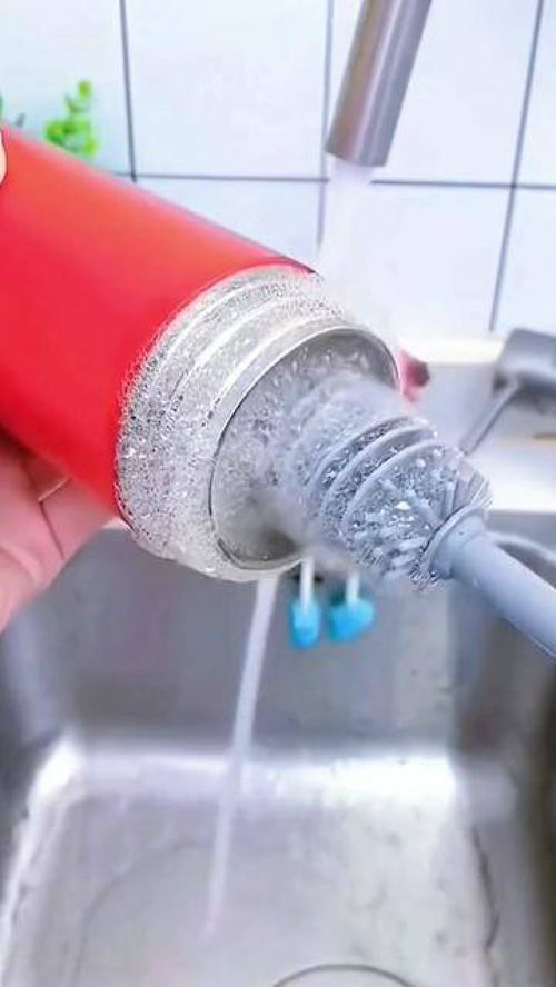 家有杯子的一定用這個 多功能清潔刷,超長硅膠手柄刷子,不管多深的杯底都能刷干凈, 清潔刷 清潔神器 清潔用品 廚房好物